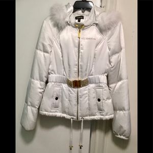 BEBE DOWN JACKET-Skiing-Snow Boarding-White-Small
